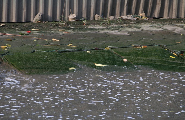 Người dân khốn khổ vì đoạn phố ngập nước cống ở Hà Nội - 5