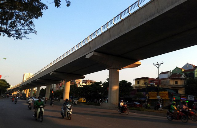 Mục sở thị tuyến đường sắt đô thị Nhổn - ga Hà Nội chậm tiến độ 2 năm - Ảnh 8.