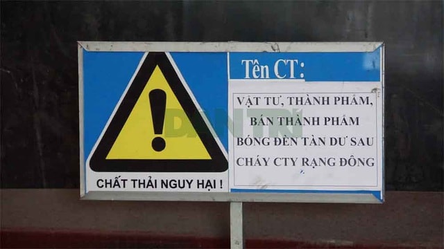 Cận cảnh kho chứa hơn 2.500 tấn phế thải từ vụ cháy Công ty Rạng Đông - 5