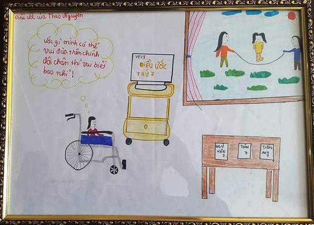 9 năm ngồi học trên xe lăn, cô gái ước có thể vui đùa trên chính đôi chân của mình - 3