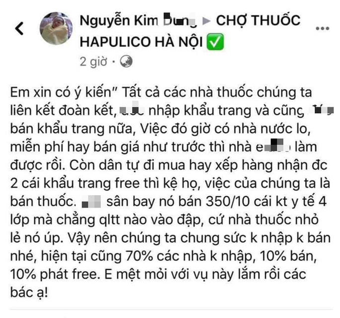 Rủ nhau không bán khẩu trang: Có thể xử lý hình sự - Ảnh 1.