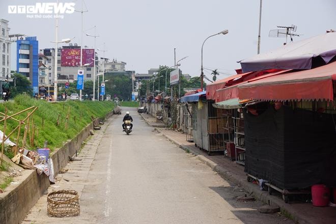 Chợ hoa lớn nhất miền Bắc vắng tanh, không một bóng người  - 9