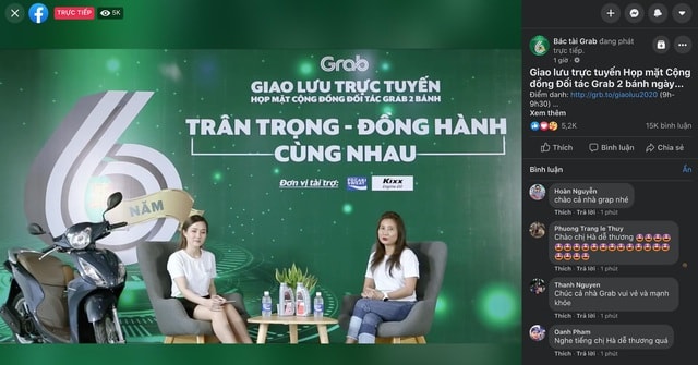 Giữa mùa dịch, tài xế công nghệ bất ngờ hội ngộ trên buổi livestream ngàn view - Ảnh 2.