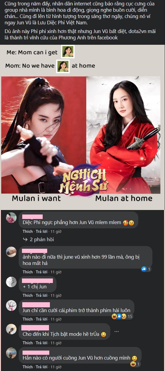 Lưu Diệc Phi xinh nhưng Jun Vũ ăn chặt: Cuộc bình chọn giữa 2 phiên bản Mulan và cái kết bất ngờ! - Ảnh 4.