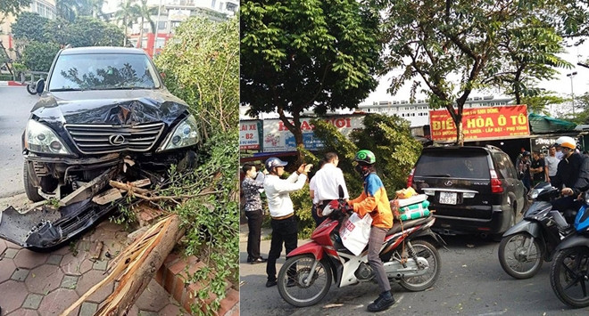 tài xế xe máy đâm vào dải phân cách, tử vong tại chỗ - Ảnh 1.