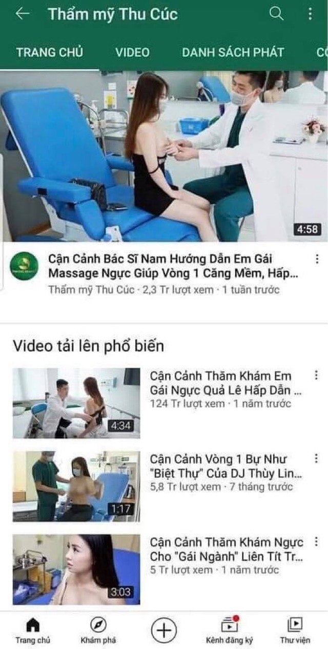 Nhiều hình ảnh video nhạy cảm của người nổi tiếng được Thẩm mỹ viện Thu Cúc đăng công khai - Ảnh 3.