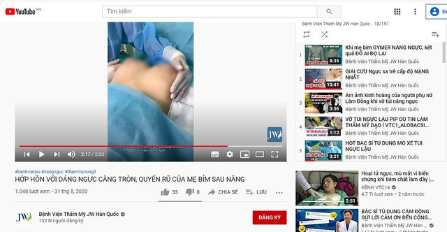 Bệnh viện thẩm mỹ JW Hàn Quốc: Sử dụng video nhạy cảm với tiêu đề thiếu văn hóa để quảng cáo? - Ảnh 4.