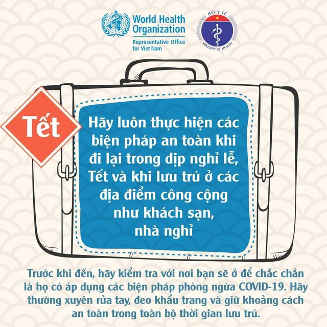 [Infographic] - Bộ Y tế và WHO tại Việt Nam khuyến cáo gì để đón Tết an toàn? - Ảnh 4.