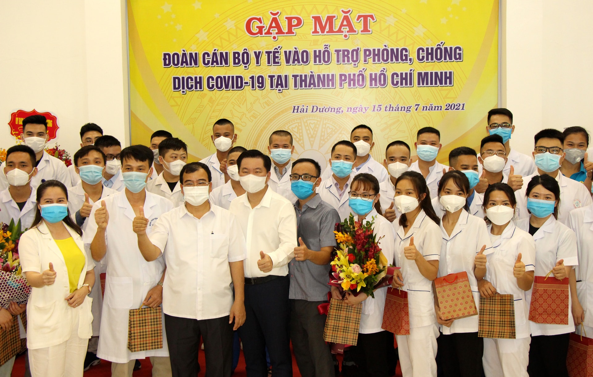 41 y bác sĩ Hải Dương nam tiến giúp TP.HCM chống dịch - Ảnh 9.