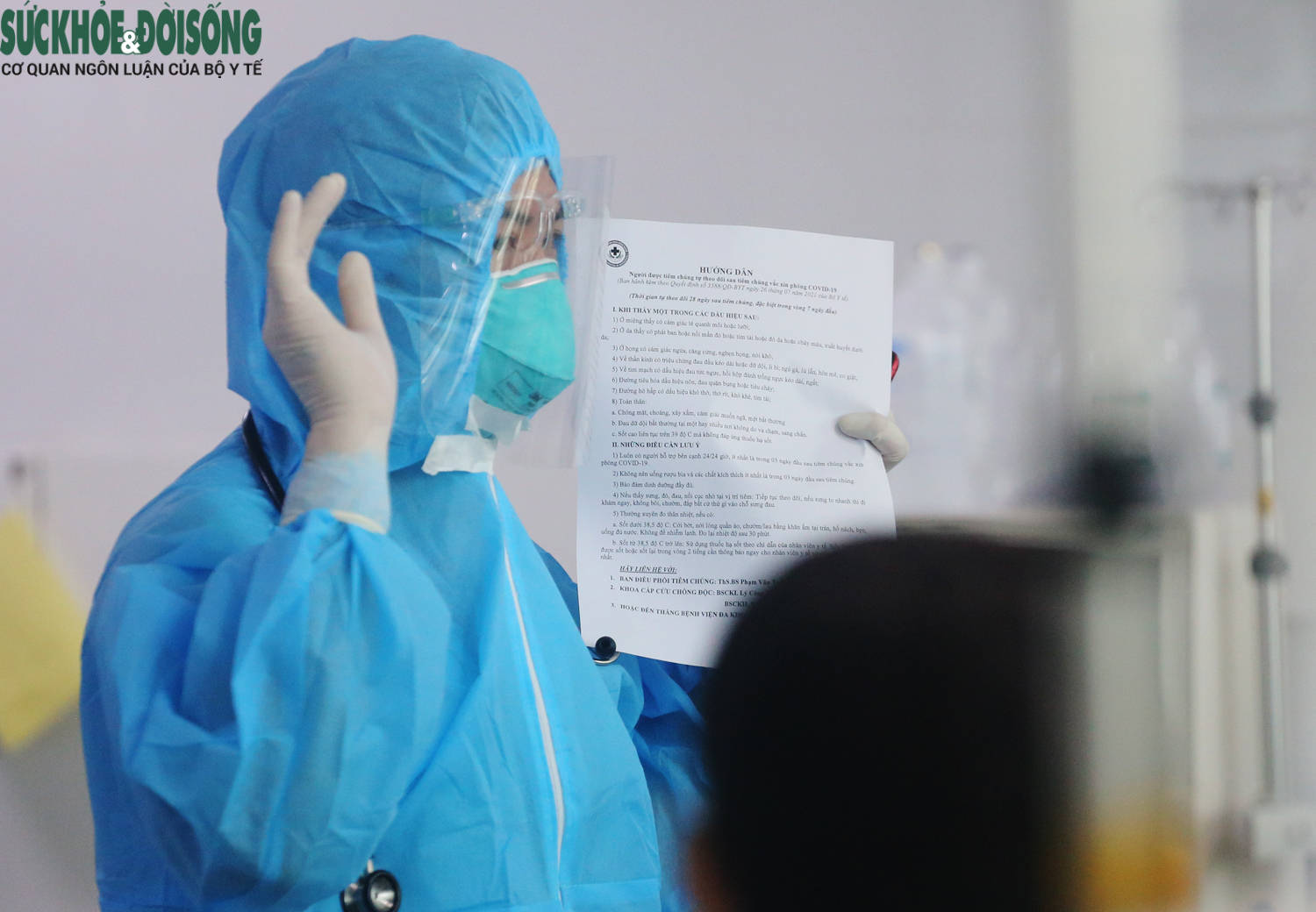[Ảnh]: Gần 300 bệnh nhân chạy thận nhân tạo được tiêm vaccine phòng COVID-19 ở Hà Nội - Ảnh 2.