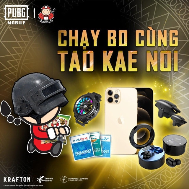 Ăn rong biển, chạy vòng bo và nhận hẳn điện thoại “to to” là chuỗi sự kiện mà PUBG và Tao Kae Noi hợp tác mang lại - Ảnh 1.