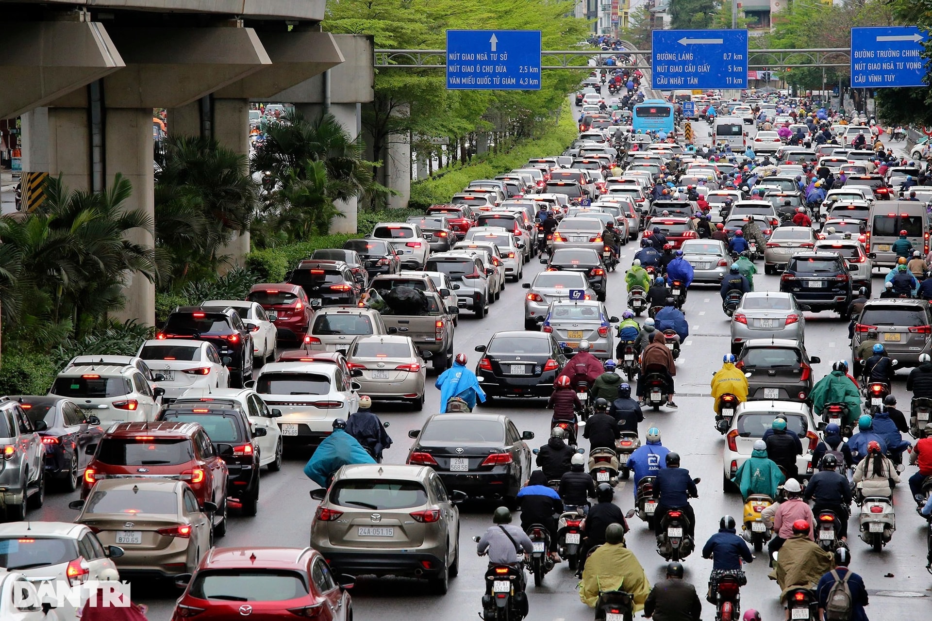 Đường phố ùn tắc giờ cao điểm, 