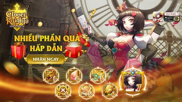 Clover Knights tung giftcode giới hạn, công bố quà đua top hấp dẫn vào ngày ra mắt - cộng đồng game thủ sục sôi - Ảnh 5.