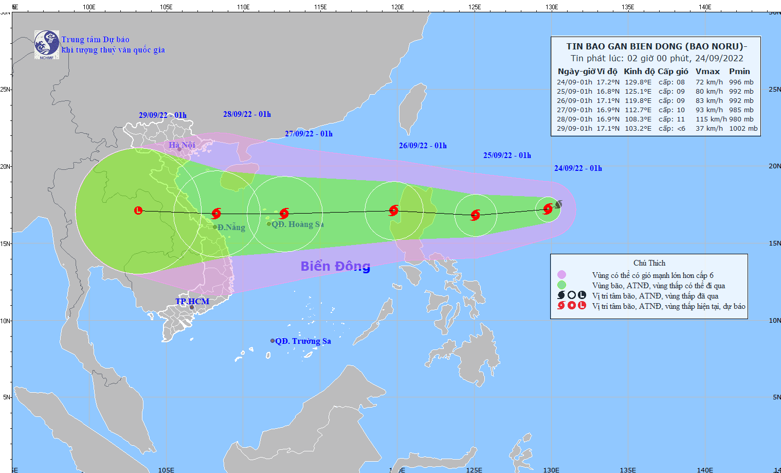 Bão Noru tới Biển Đông, Việt Nam có thể đón nhận cơn bão số 4 - Ảnh 1.