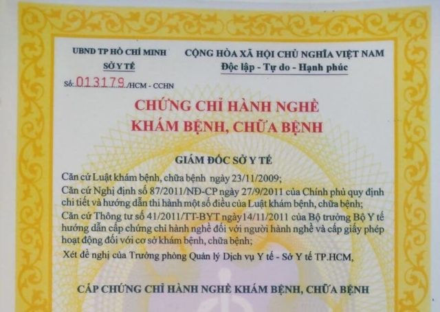 Bộ Y tế dự thảo về điều kiện cấp chứng chỉ hành nghề khám, chữa bệnh - Ảnh 1.