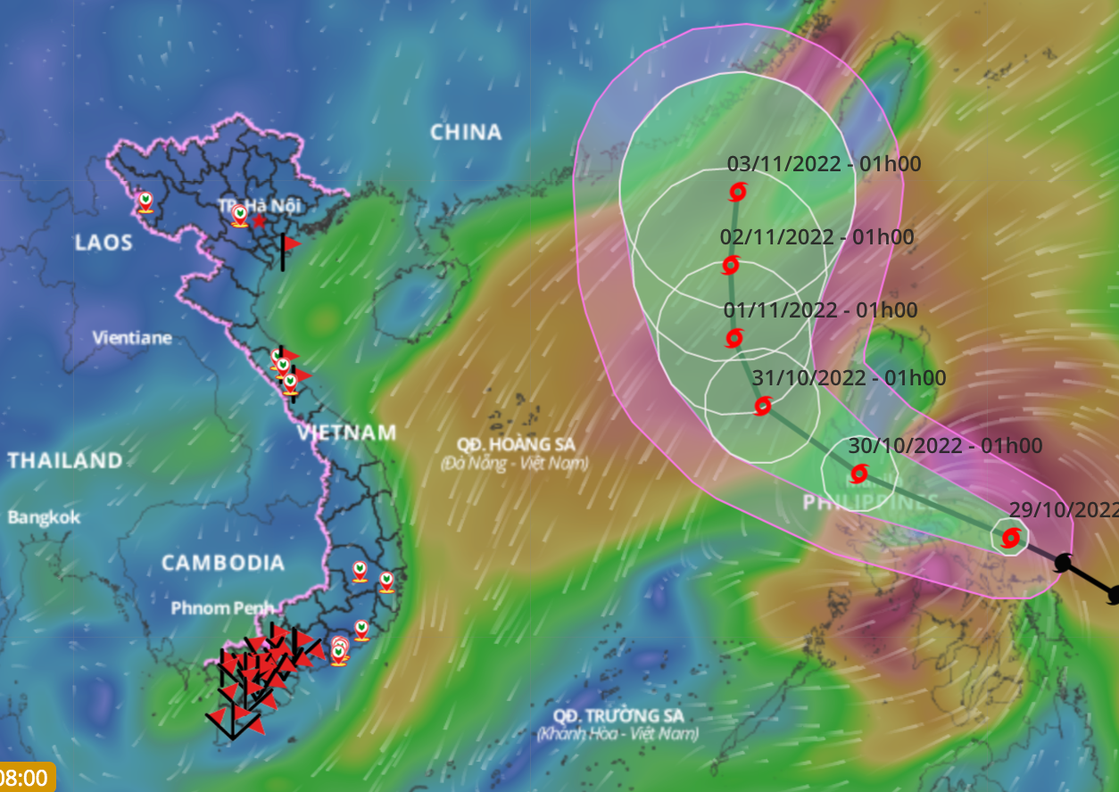 Thông tin mới nhất về cơn bão Nalgae sắp tiến vào biển Đông - Ảnh 1.