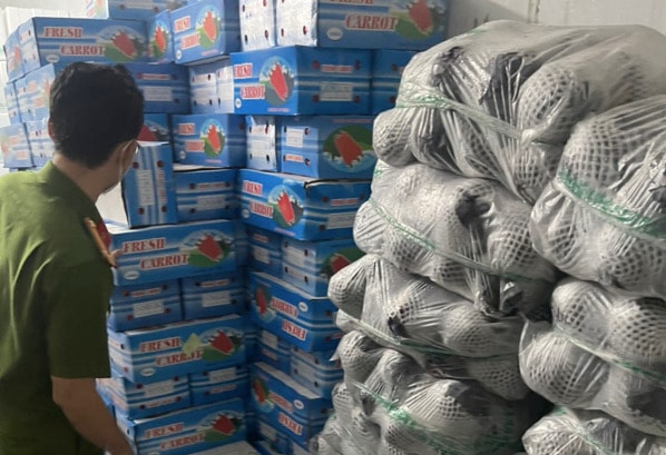 Phát hiện gần 12 tấn rau củ Trung Quốc giả mạo Đà Lạt chuẩn bị đưa đi tiêu thụ - Ảnh 1. Phát hiện gần 12 tấn rau củ Trung Quốc giả mạo Đà Lạt chuẩn bị đưa đi tiêu thụ - Ảnh 1.