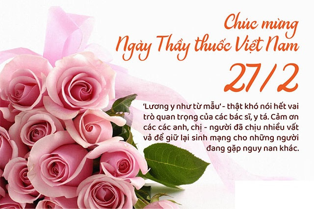 Những lời chúc ngày Thầy thuốc Việt Nam 27/2 hay và ý nghĩa nhất - Ảnh 2.