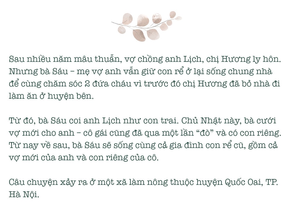 Người phụ nữ Hà Nội cưới vợ mới cho con rể cũ, giữ lại sống chung nhà - Ảnh 3.