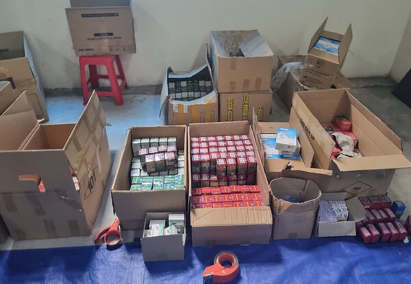 Tang vật trong vụ án bị thu giữ. Ảnh: Công an cung cấp 