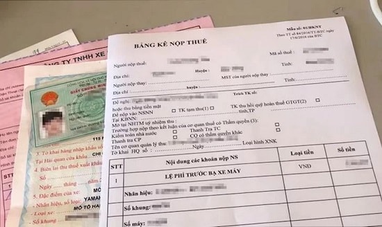 Theo quy định, nộp lệ phí trước bạ lần đầu với mức thu là 5%. Ảnh minh họa: TL