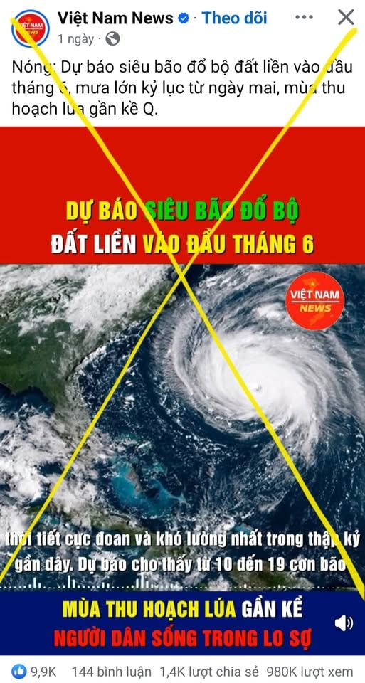 Thực hư thông tin siêu bão đổ bộ đất liền đầu tháng 6- Ảnh 2.
