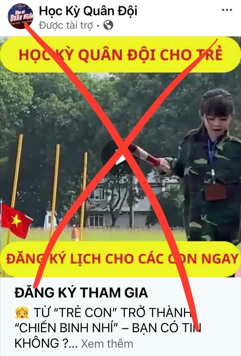 Mạo danh ‘Trại hè quân đội’, ‘Học kỳ công an’: Chiêu thức cũ, thủ đoạn mới- Ảnh 3.