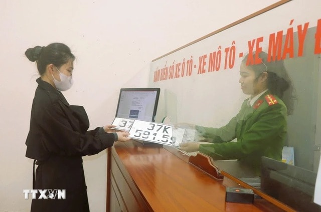 Thông tin về việc đăng ký, cấp biển số xe sau sáp nhập tỉnh- Ảnh 1.