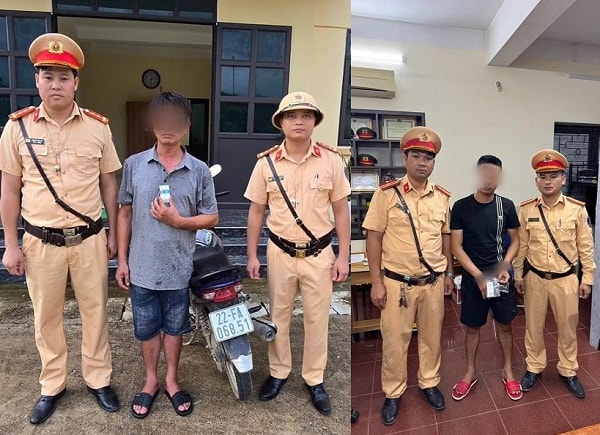 Tuyên Quang: Phát hiện nhiều người điều khiển mô tô trong cơ thể có ma túy- Ảnh 1.