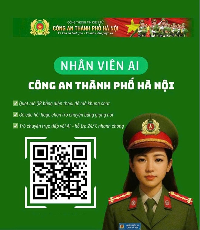 Cách để người dân kết nối với nhân viên AI của Công an Hà Nội- Ảnh 5.