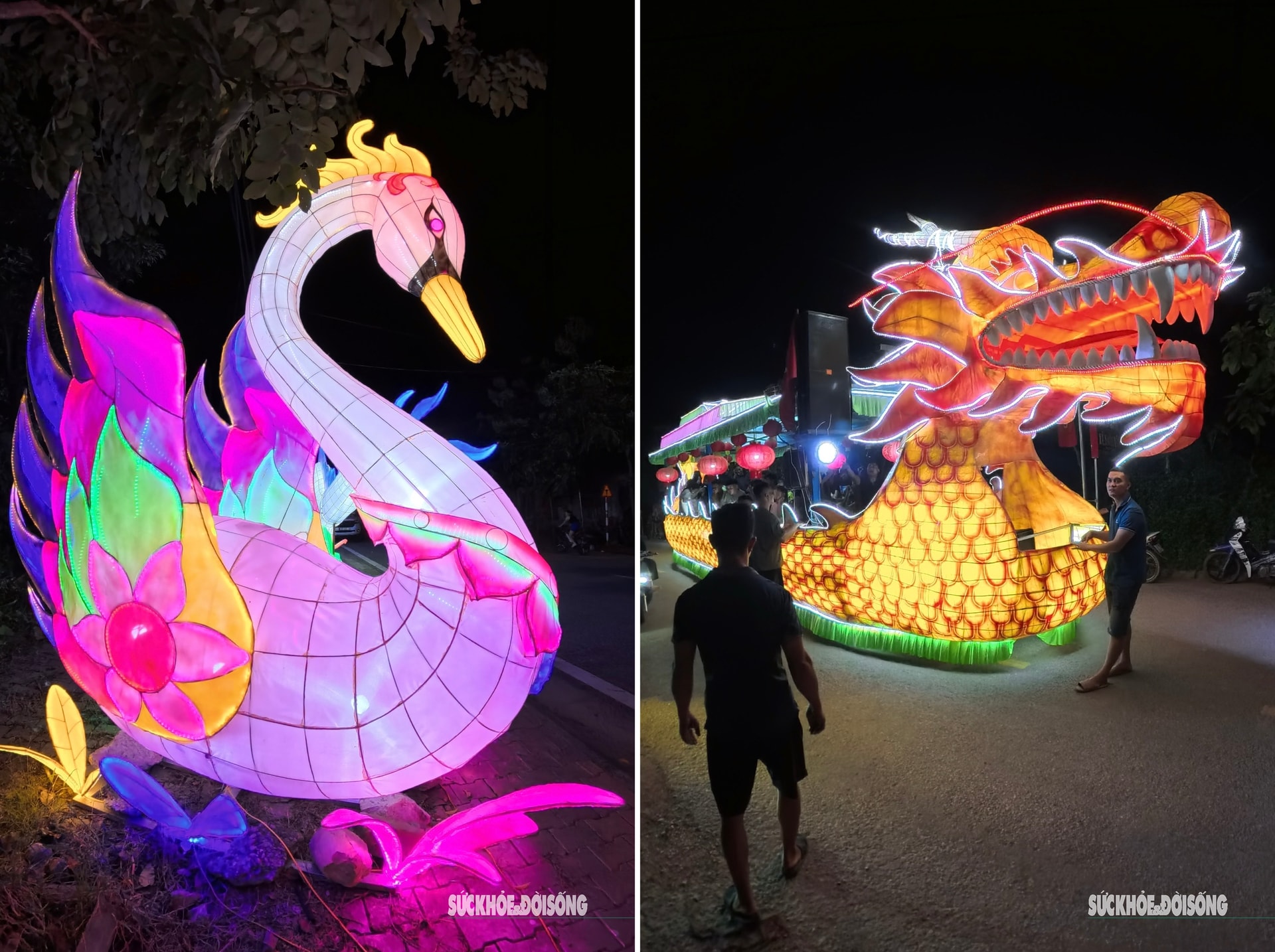 Lung linh sắc màu đèn Trung thu khổng lồ trong Lễ hội Thành Tuyên 2025- Ảnh 10.
