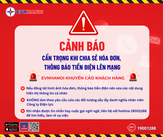 Nguy cơ lừa đảo khi chia sẻ hóa đơn tiền điện lên mạng xã hội- Ảnh 1.