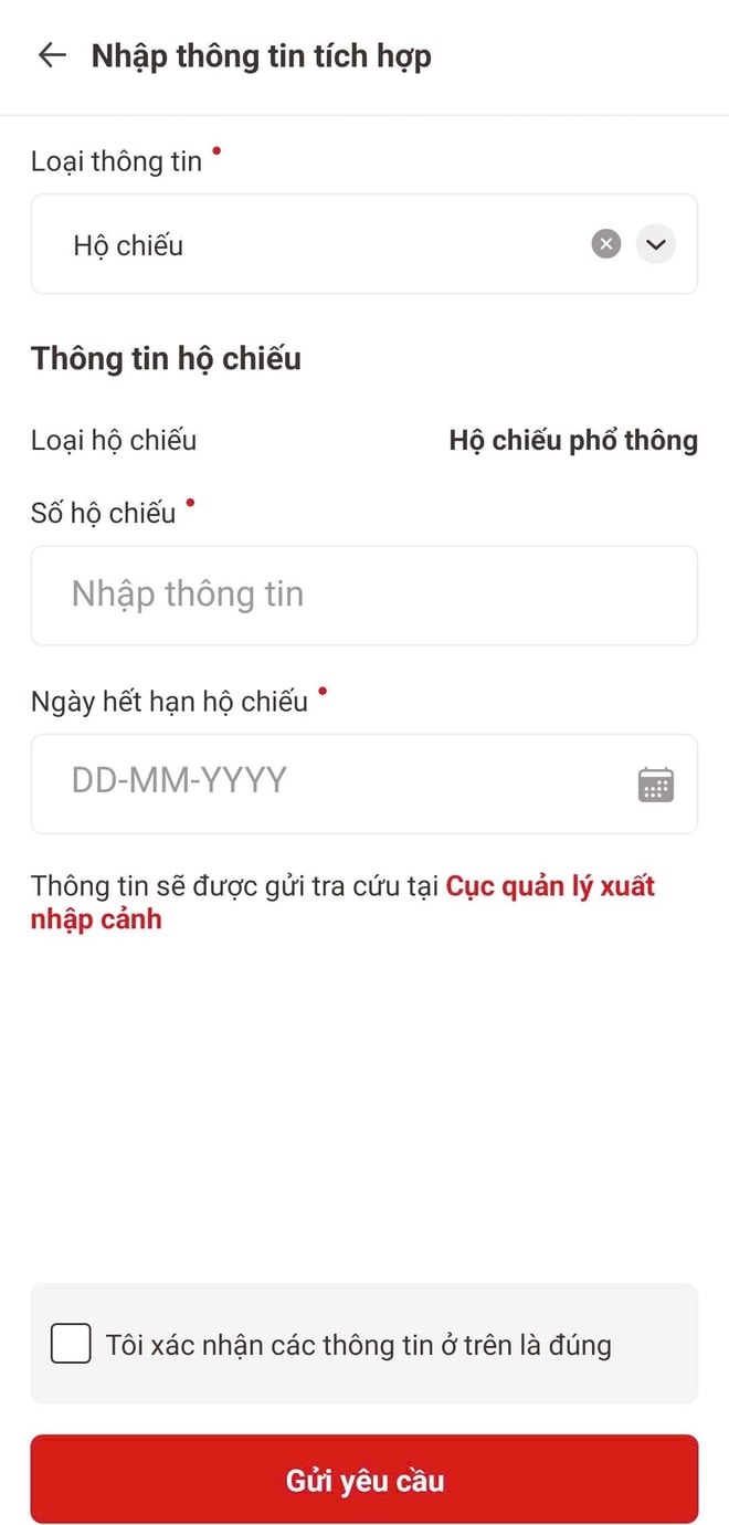 Cách tích hợp hộ chiếu vào ứng dụng VNeID - Ảnh 3.