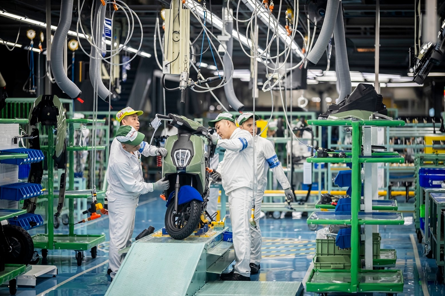 Mẫu xe máy điện Honda ICON e: được lắp ráp tại nhà máy Honda Phú Thọ.