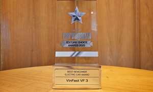 VinFast VF 3 được vinh danh 'Tân binh xe điện ấn tượng nhất' tại Indonesia