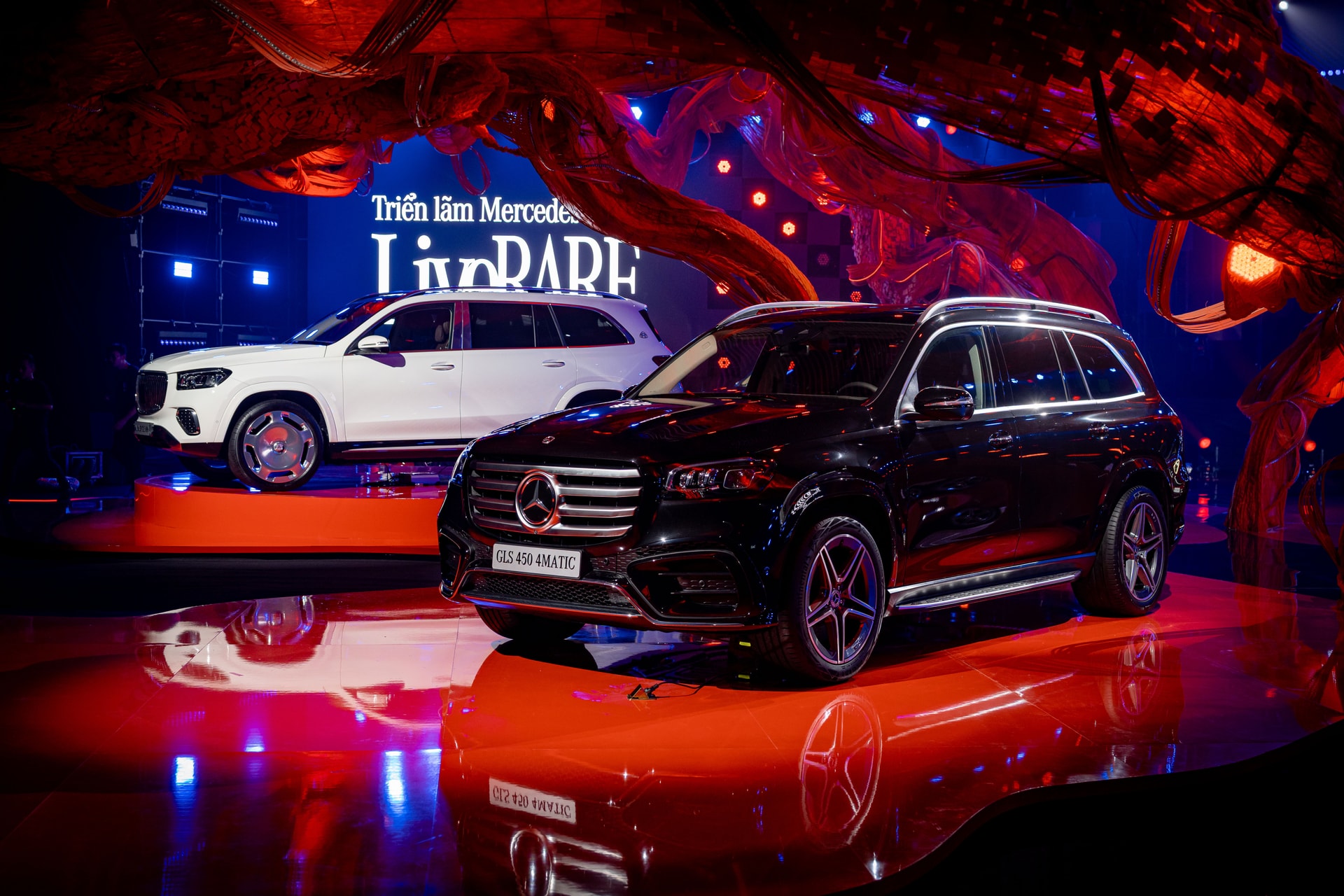 Mẫu GLS 450 4MATIC được trưng bày tại triển lãm Mercedes-Benz: Live Rare. (Ảnh: Mercedes-Benz)