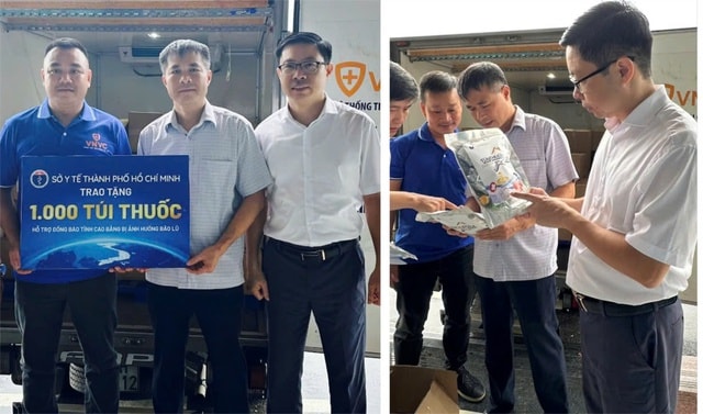 TPHCM gửi 10.000 túi thuốc hỗ trợ đồng bào vùng bão lũ- Ảnh 1. TPHCM gửi 10.000 túi thuốc hỗ trợ đồng bào vùng bão lũ- Ảnh 1.
