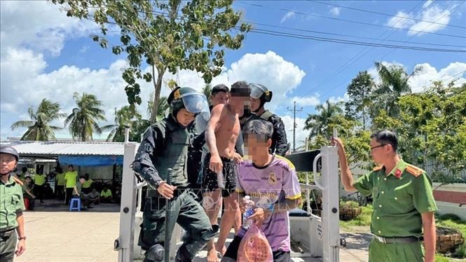 Toàn bộ 314 học viên bỏ trốn đã trở lại cơ sở cai nghiện ở An Giang- Ảnh 1. Toàn bộ 314 học viên bỏ trốn đã trở lại cơ sở cai nghiện ở An Giang- Ảnh 1.