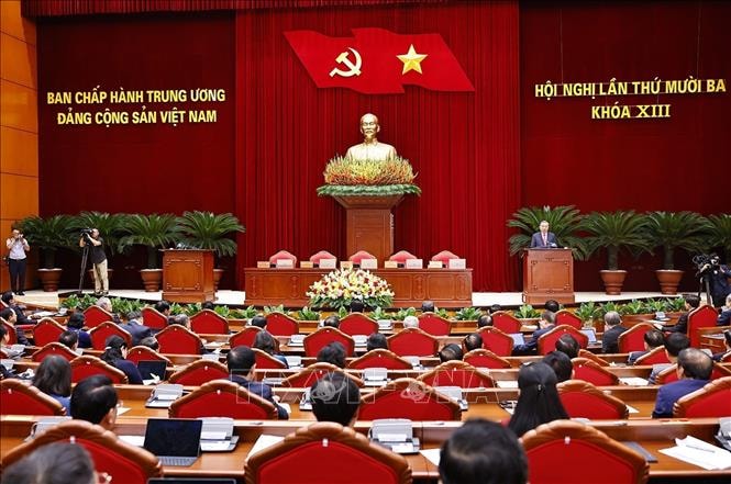 Thông báo Hội nghị lần thứ 13 Ban Chấp hành Trung ương Đảng khóa XIII- Ảnh 1. Thông báo Hội nghị lần thứ 13 Ban Chấp hành Trung ương Đảng khóa XIII- Ảnh 1.
