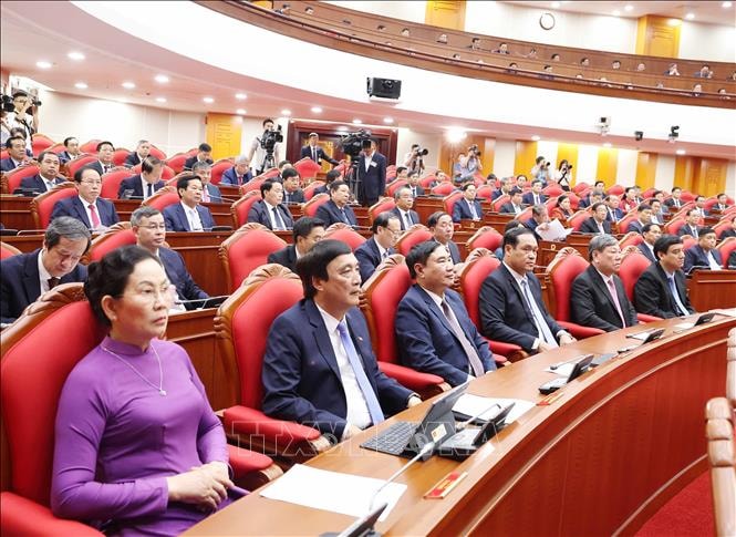 Bế mạc Hội nghị lần thứ 13 Ban Chấp hành Trung ương Đảng khóa XIII- Ảnh 4. Bế mạc Hội nghị lần thứ 13 Ban Chấp hành Trung ương Đảng khóa XIII- Ảnh 4.