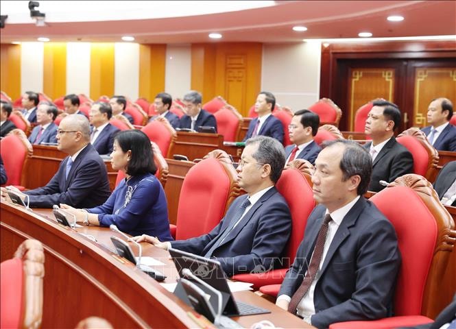 Bế mạc Hội nghị lần thứ 13 Ban Chấp hành Trung ương Đảng khóa XIII- Ảnh 5. Bế mạc Hội nghị lần thứ 13 Ban Chấp hành Trung ương Đảng khóa XIII- Ảnh 5.