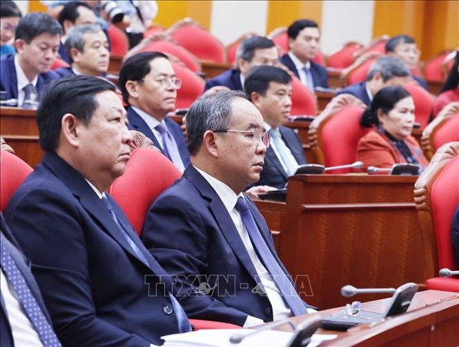 Bế mạc Hội nghị lần thứ 13 Ban Chấp hành Trung ương Đảng khóa XIII- Ảnh 6. Bế mạc Hội nghị lần thứ 13 Ban Chấp hành Trung ương Đảng khóa XIII- Ảnh 6.