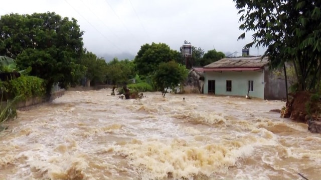 Lũ trên sông Cầu cao hơn đỉnh lũ lịch sử 1m, nhiều khu vực ngập diện rộng- Ảnh 2. Lũ trên sông Cầu cao hơn đỉnh lũ lịch sử 1m, nhiều khu vực ngập diện rộng- Ảnh 2.