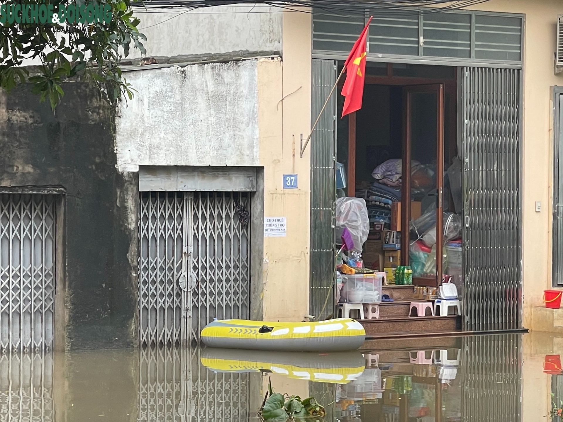 'Rốn nước' phố Cầu Cốc, Hà Nội: Hơn một tháng ngập ba lần- Ảnh 5. 'Rốn nước' phố Cầu Cốc, Hà Nội: Hơn một tháng ngập ba lần- Ảnh 5.