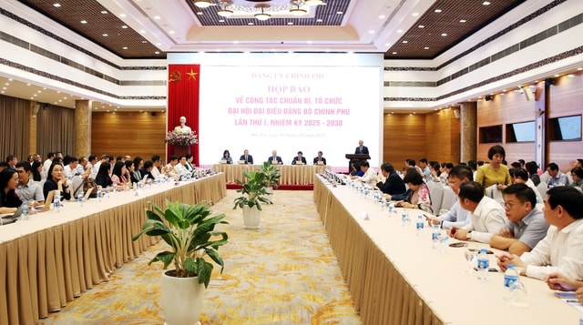 Đại hội đại biểu Đảng bộ Chính phủ lần thứ I nhiệm kỳ 2025–2030 diễn ra từ 12–13/10- Ảnh 1. Đại hội đại biểu Đảng bộ Chính phủ lần thứ I nhiệm kỳ 2025–2030 diễn ra từ 12–13/10- Ảnh 1.