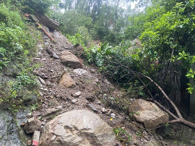Người dân sống bất an dưới chân núi Linh Trường- Ảnh 1. Người dân sống bất an dưới chân núi Linh Trường- Ảnh 1.