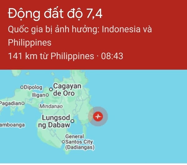 Động đất mạnh ở Philippines có ảnh hưởng đến Việt Nam?- Ảnh 2. Động đất mạnh ở Philippines có ảnh hưởng đến Việt Nam?- Ảnh 2.