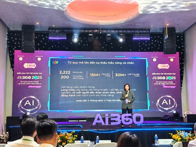 Hệ thống nhà thuốc & tiêm chủng Long Châu chia sẻ chiến lược cá nhân hóa hành trình chăm sóc sức khỏe người Việt bằng AI tại AI360- Ảnh 2. Hệ thống nhà thuốc & tiêm chủng Long Châu chia sẻ chiến lược cá nhân hóa hành trình chăm sóc sức khỏe người Việt bằng AI tại AI360- Ảnh 2.