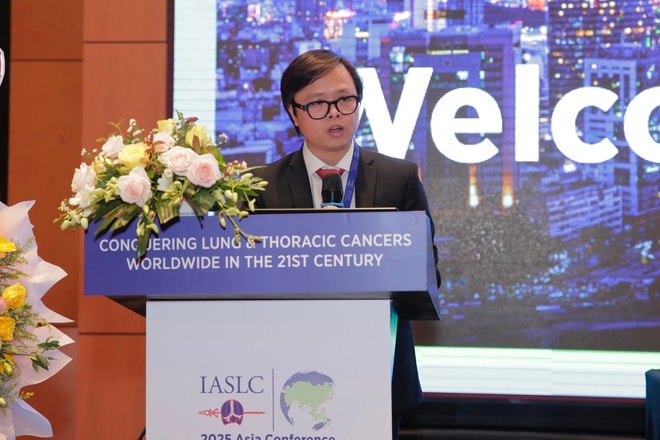 Hàng trăm nhà khoa học quốc tế và Việt Nam 'hội tụ' bàn giải pháp nâng chất lượng chẩn đoán, điều trị ung thư phổi- Ảnh 10. Hàng trăm nhà khoa học quốc tế và Việt Nam 'hội tụ' bàn giải pháp nâng chất lượng chẩn đoán, điều trị ung thư phổi- Ảnh 10.