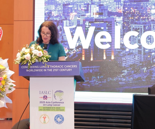 Hàng trăm nhà khoa học quốc tế và Việt Nam 'hội tụ' bàn giải pháp nâng chất lượng chẩn đoán, điều trị ung thư phổi- Ảnh 7. Hàng trăm nhà khoa học quốc tế và Việt Nam 'hội tụ' bàn giải pháp nâng chất lượng chẩn đoán, điều trị ung thư phổi- Ảnh 7.